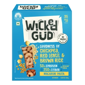 wickedgud macaroni pasta 450gm x 2