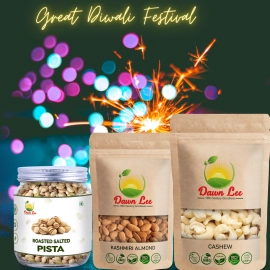 dawn lee great diwali dry fruit hamper pack of almond cashew roasted salted pistachios happy diwali festival combo for your love ones dry fruits with beautiful baskets