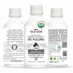 old goa oil pulling activated charcoal for dental care oral detox 200 ml