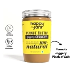happy jars jaggery crunchy peanut butter 290g