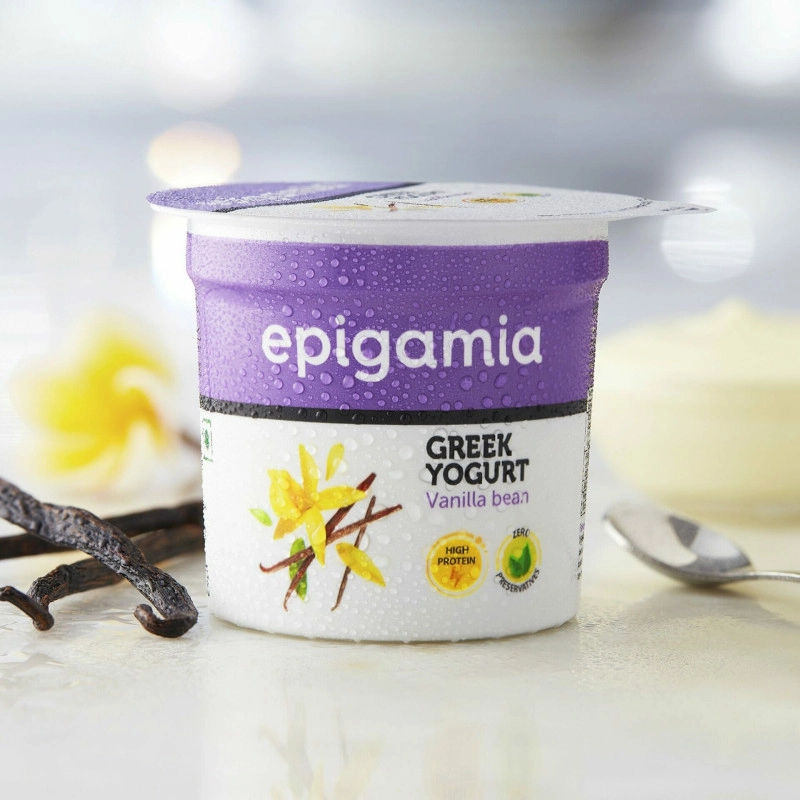 greek yogurt vanilla bean 90 gm