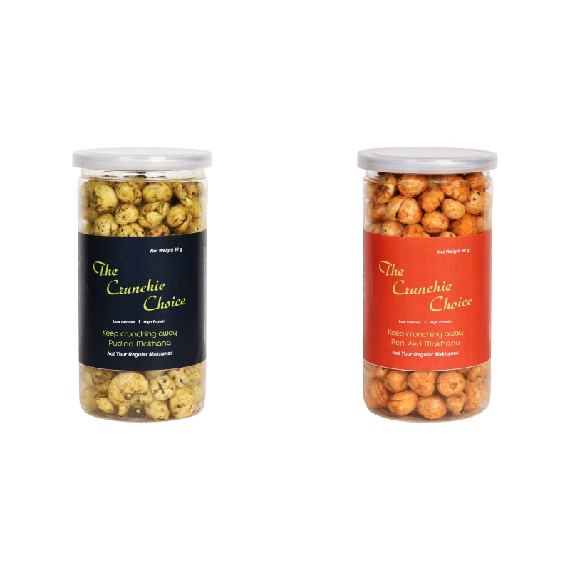 the crunchie choice roasted peri peri and pudina makhana