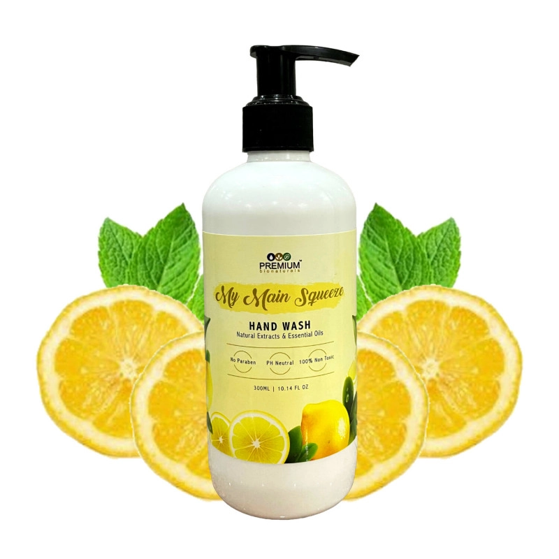 hygenia my main squeeze handwash 300ml lemon lemongrass