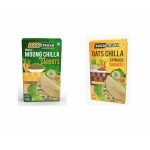 foodstrukk whole moong oats chilla for healthy delicious breakfast pack of 2