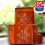 bath body mandarin citrus handmade soap 100g pack of 3