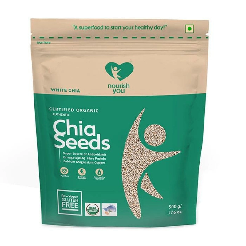 white chia seeds 500g